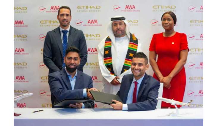Etihad Airways, Africa World Airlines sign strategic partnership agreement