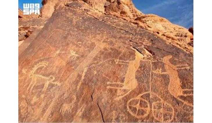 النقوش الأثرية في محمية الملك سلمان بن عبدالعزيز الملكية شاهد على تاريخ المكان وعراقته