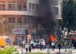At least 18 injured in Damascus blasts during Macron's visit to Syria